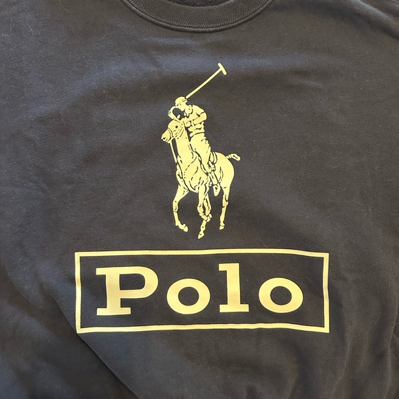 Polo Ralph Lauren Navy Blue Sweatshirt – Women’s Small - Picture 4 of 6